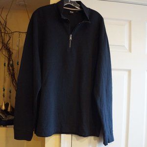 Boss Long Sleeve Black  Quarter Zip